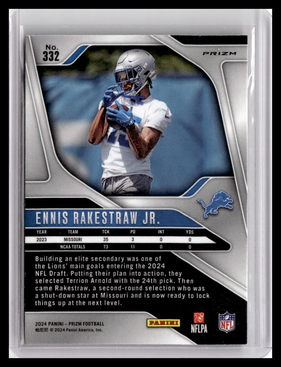 2024 Panini Prizm #332 Ennis Rakestraw Jr. Lazer