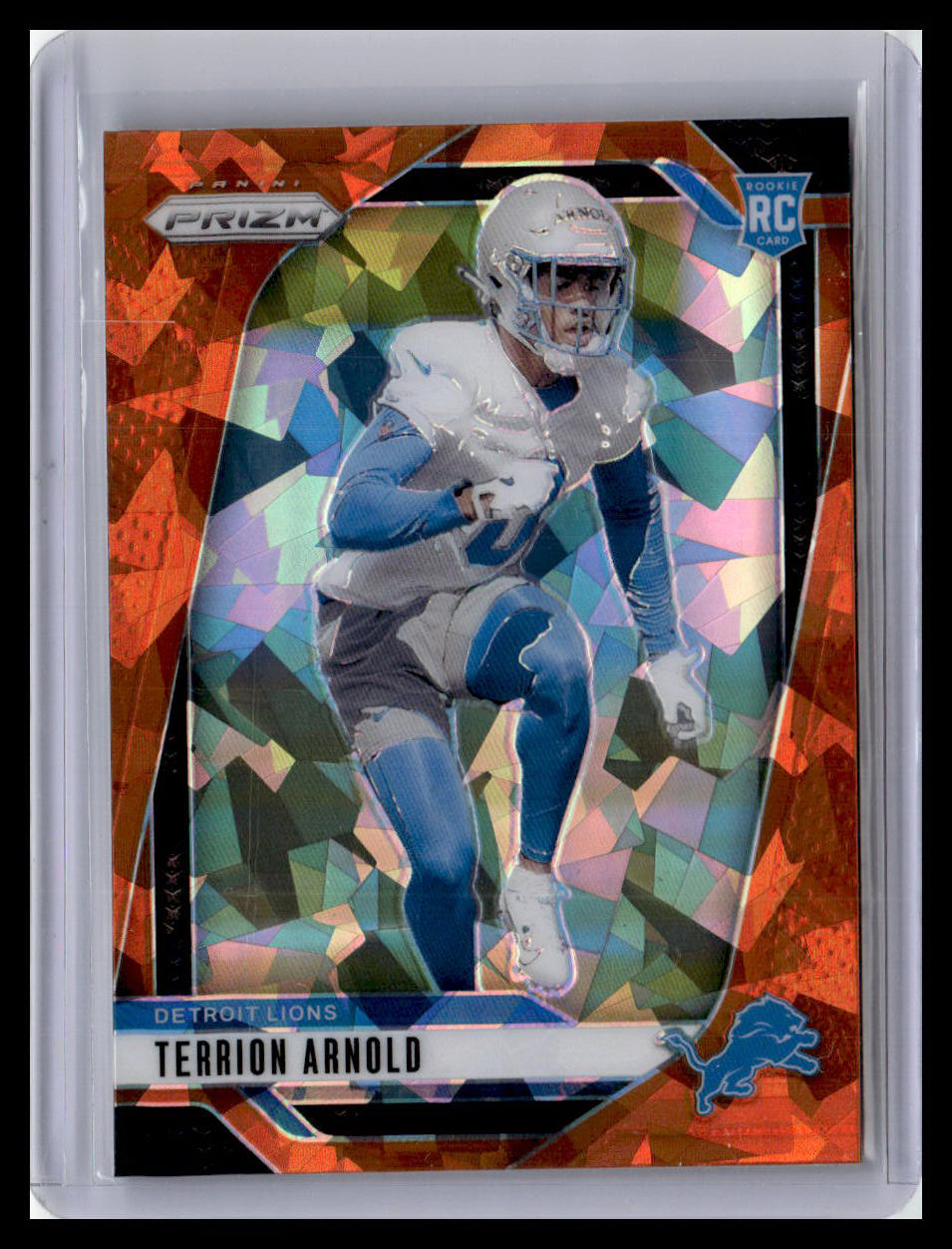 2024 Panini Prizm #389 Terrion Arnold Orange Ice