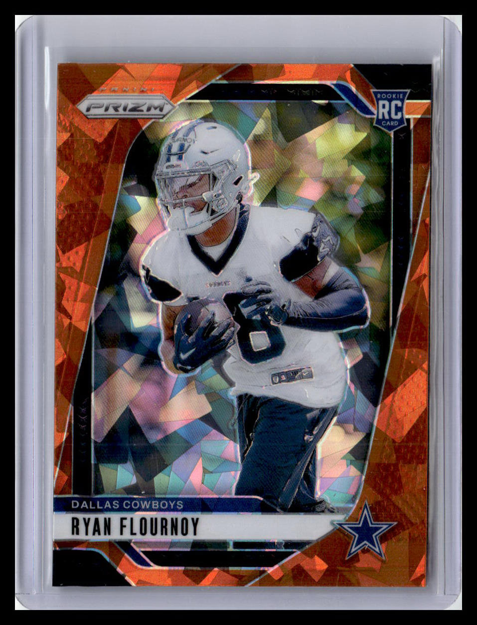 2024 Panini Prizm #387 Ryan Flournoy Orange Ice