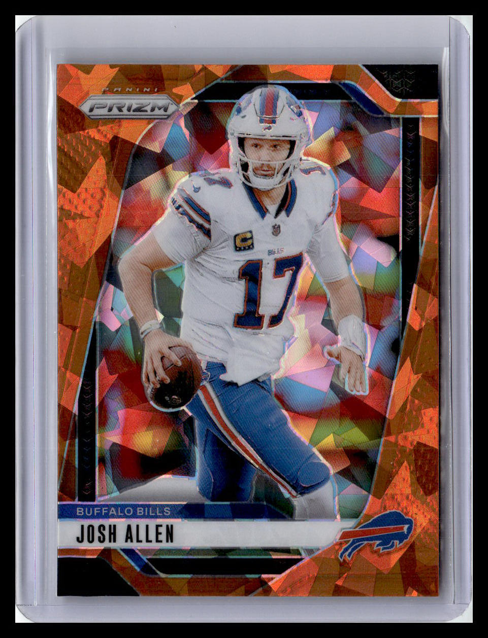 2024 Panini Prizm #28 Josh Allen Orange Ice