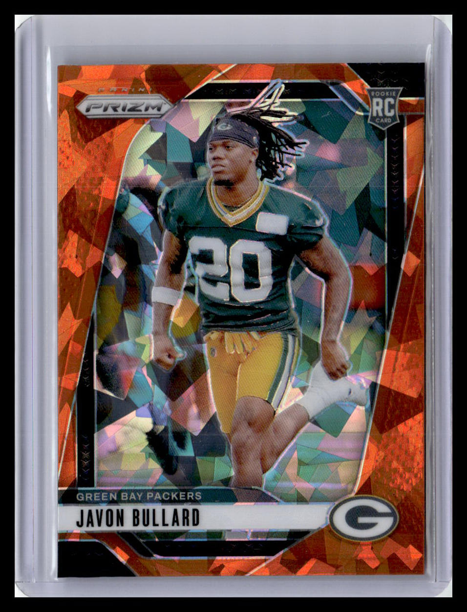2024 Panini Prizm #345 Javon Bullard Orange Ice