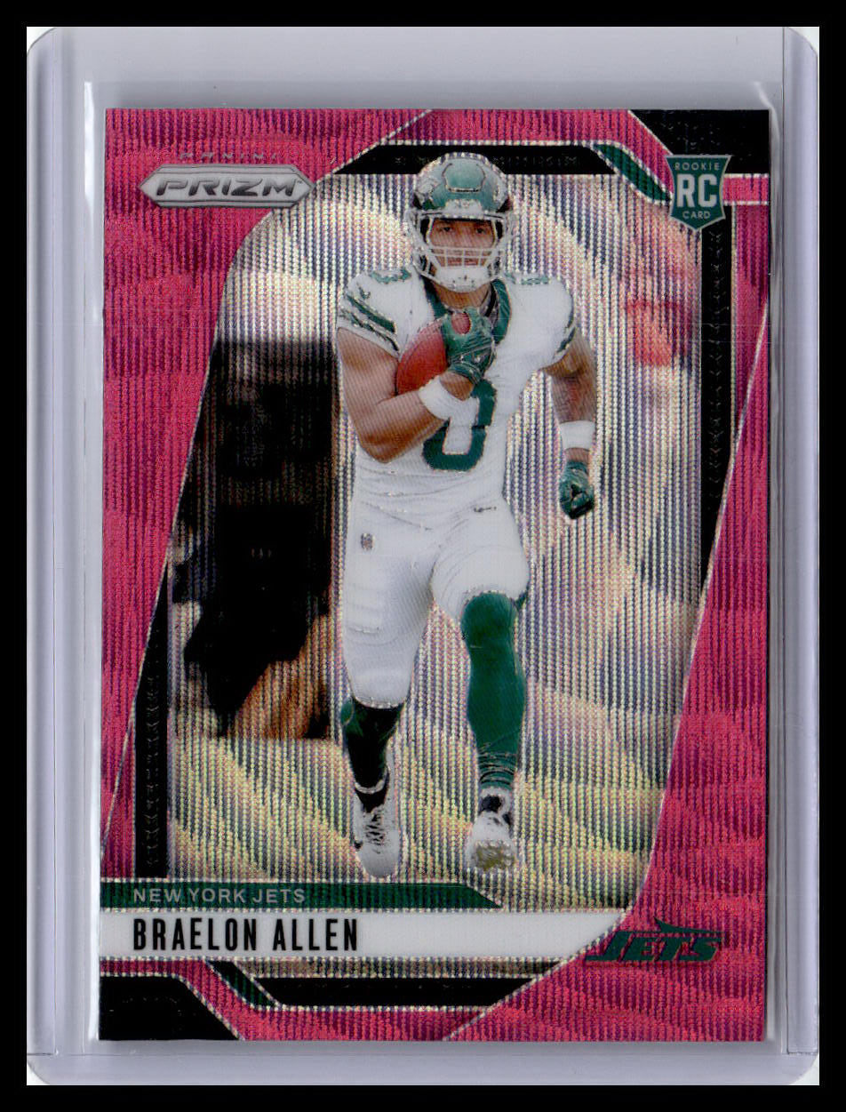 2024 Panini Prizm #311 Braelon Allen Pink Wave