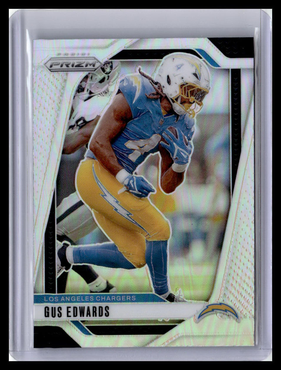 2024 Panini Prizm #158 Gus Edwards Silver
