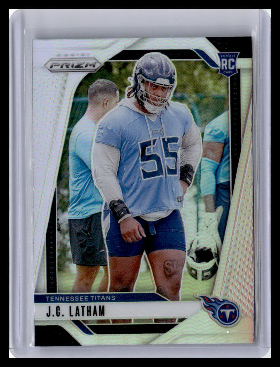 2024 Panini Prizm #334 J.C. Latham Silver
