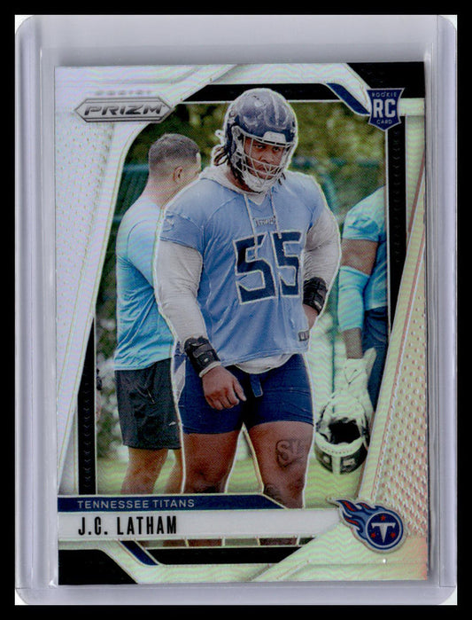 2024 Panini Prizm #334 J.C. Latham Silver