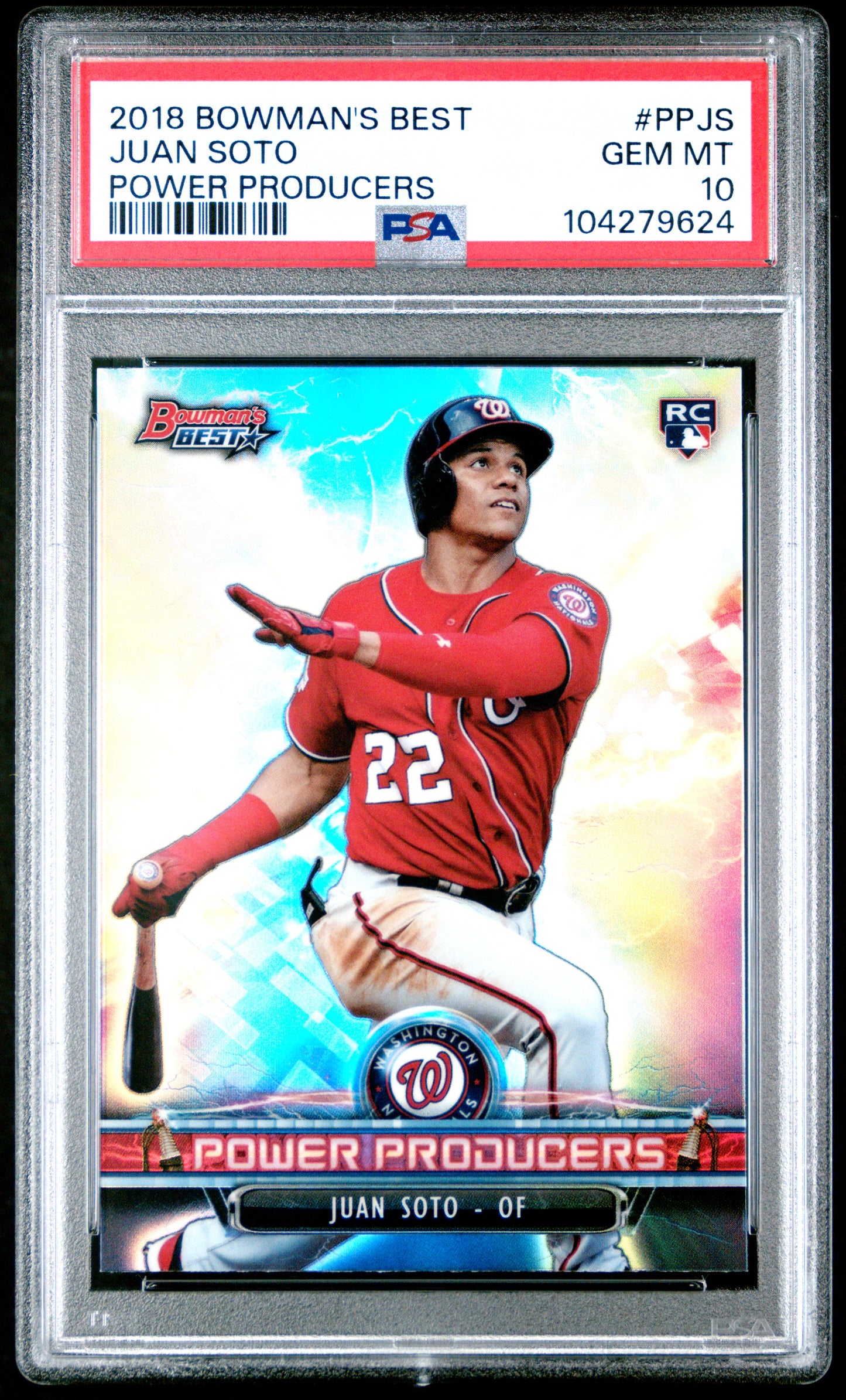 2018 Bowman'S Best Power Producers #PPJS Juan Soto Power Producers PSA 10