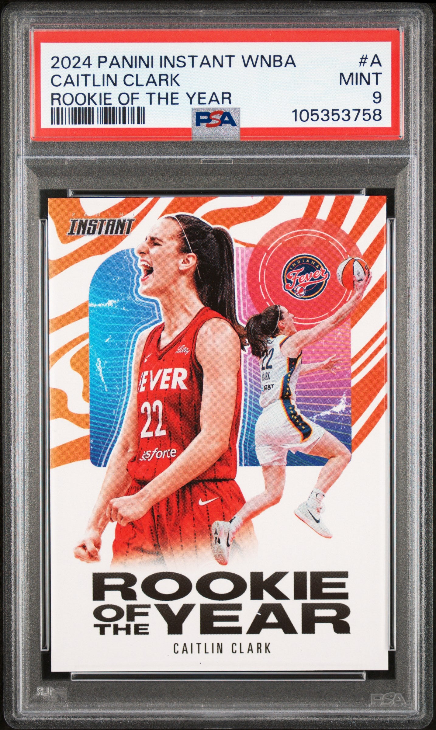 2024 Panini Instant WNBA ROTY #A Caitlin Clark PSA 9