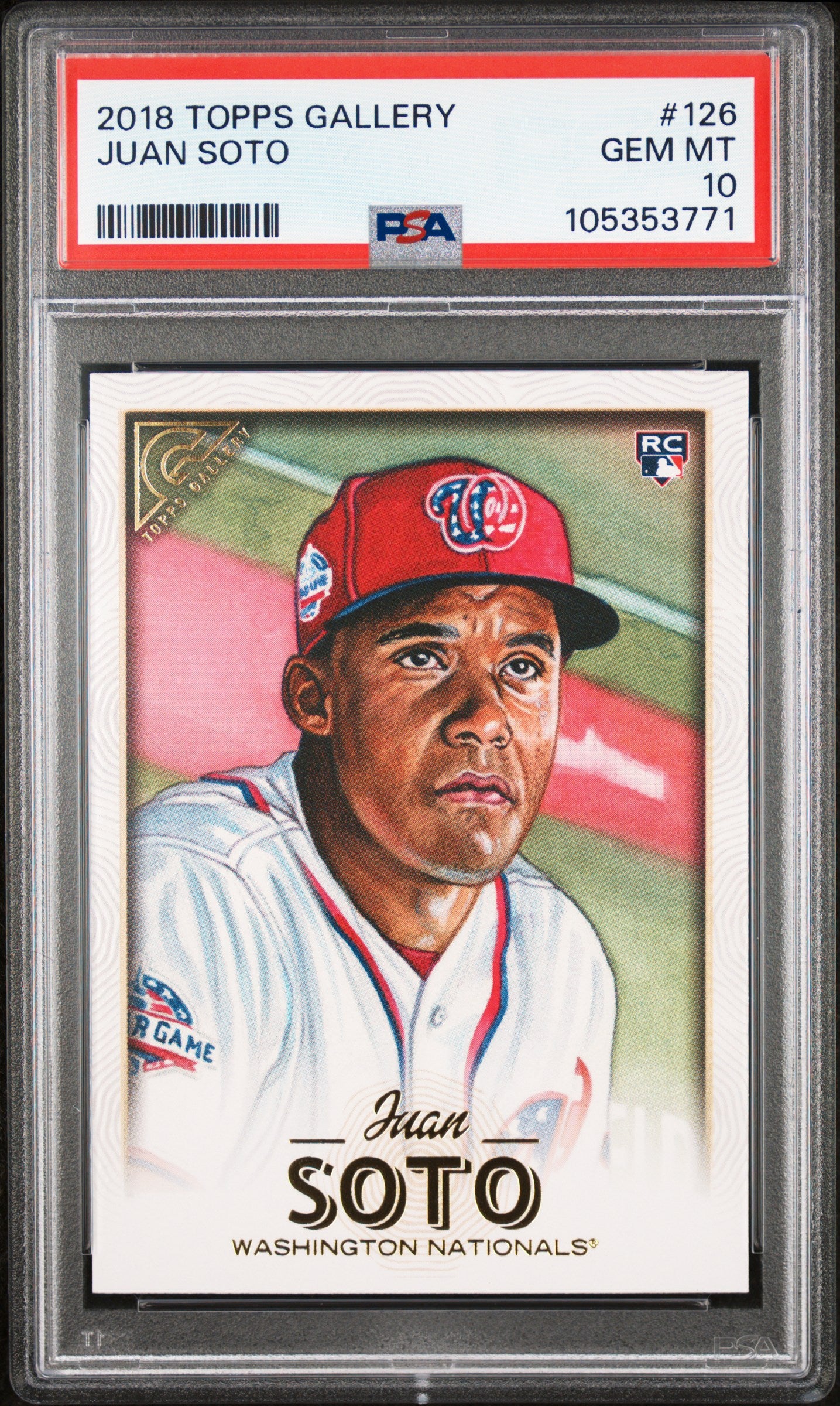 2018 Topps Gallery #126 Juan Soto PSA 10