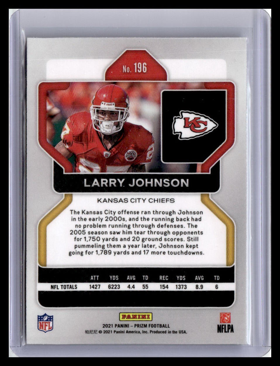 2021 Panini Prizm #196 Larry Johnson