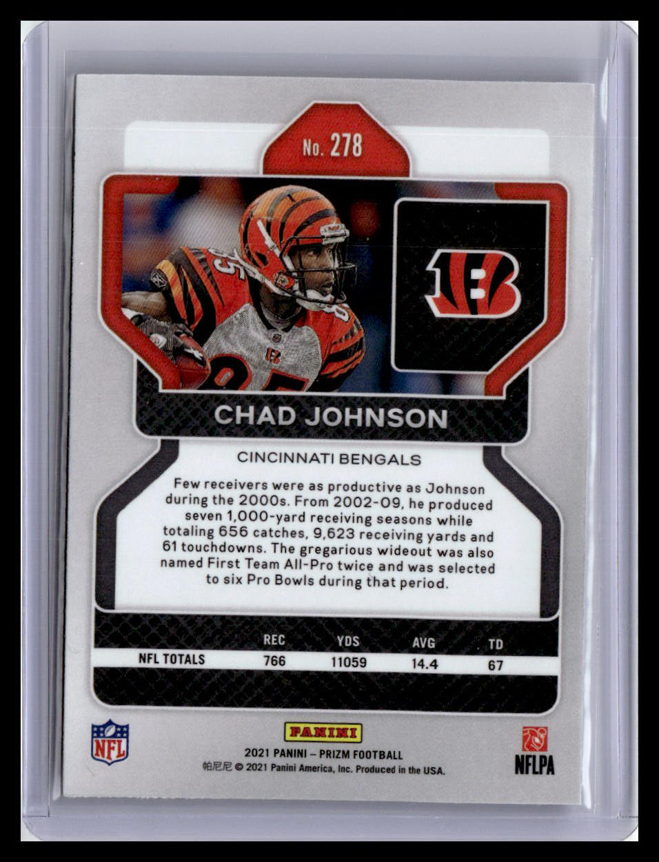 2021 Panini Prizm #278 Chad Johnson