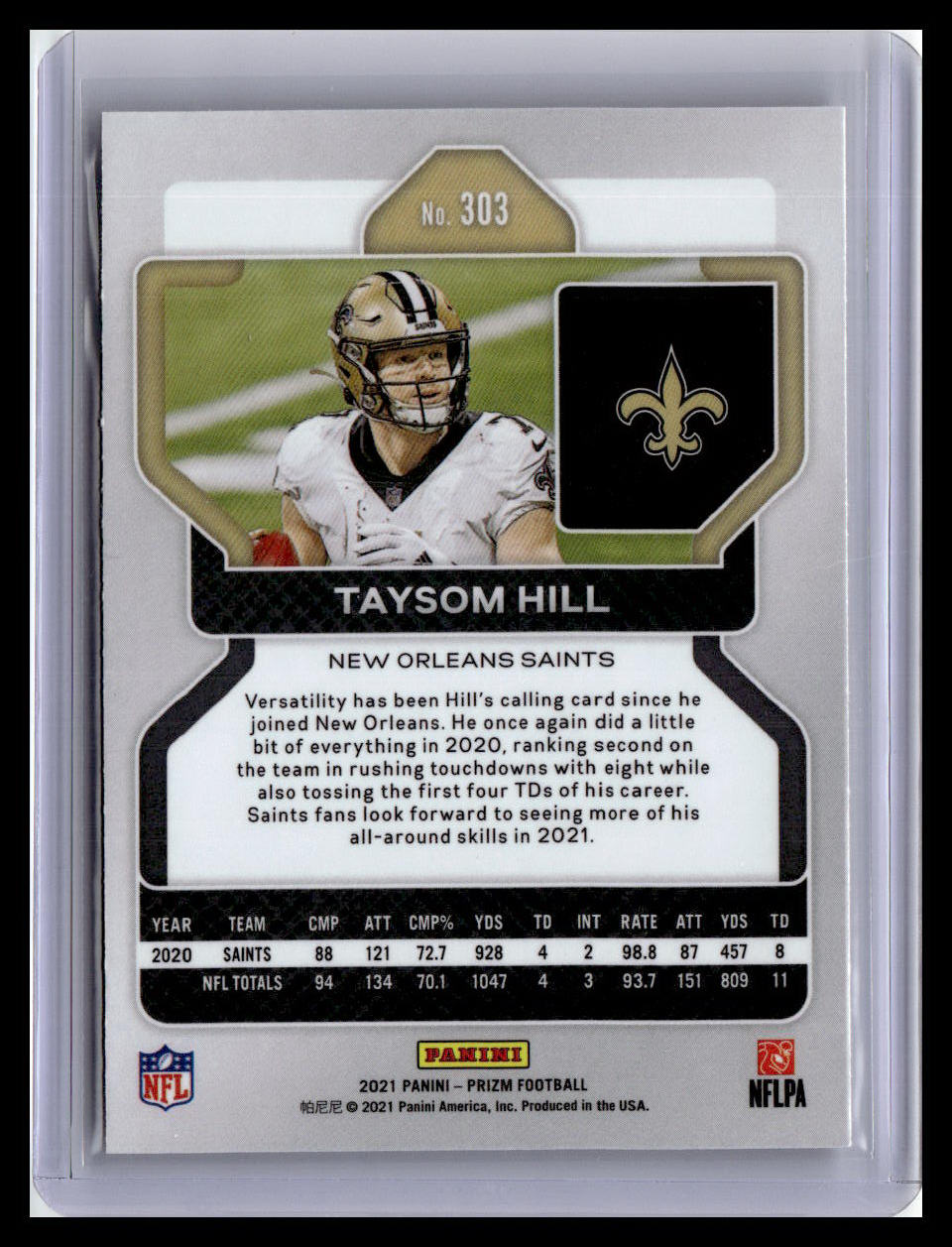 2021 Panini Prizm #303 Taysom Hill