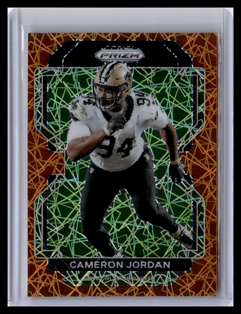 2021 Panini Prizm #306 Cameron Jordan Lazer