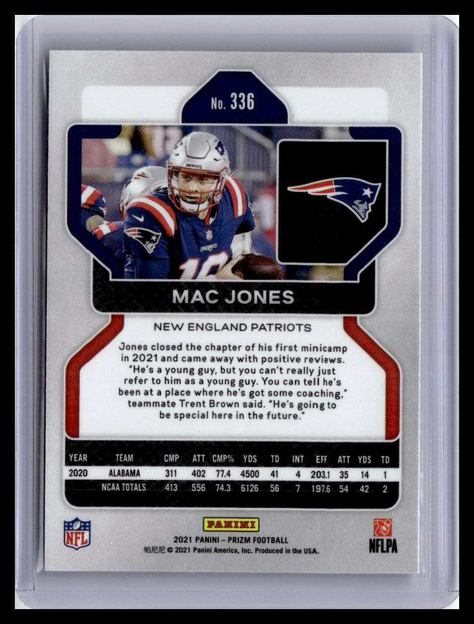 2021 Panini Prizm #336 Mac Jones