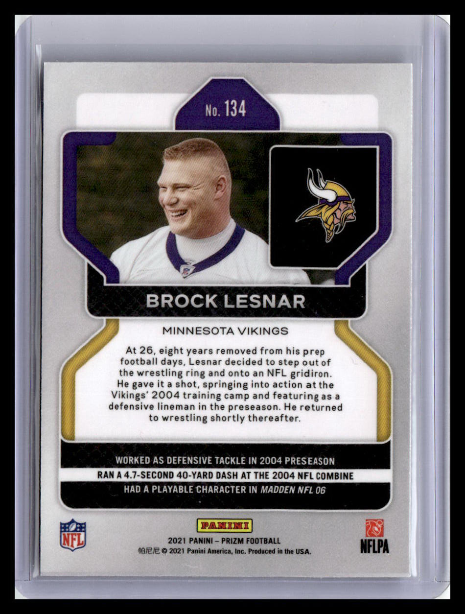 2021 Panini Prizm #134 Brock Lesnar