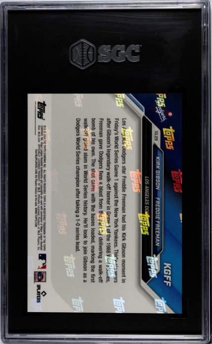 2024 Topps Now #KGFF Gibson/Freeman SGC 10