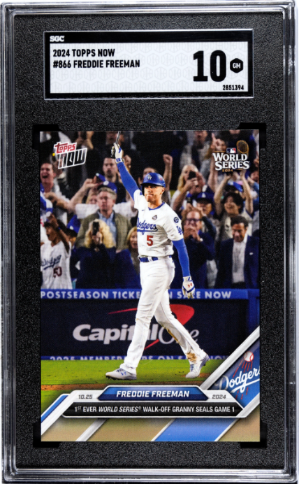2024 Topps Now #866 Freddie Freeman SGC 10