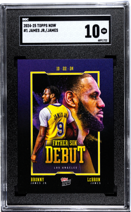2024-25 Topps Now #1 James Jr./James SGC 10