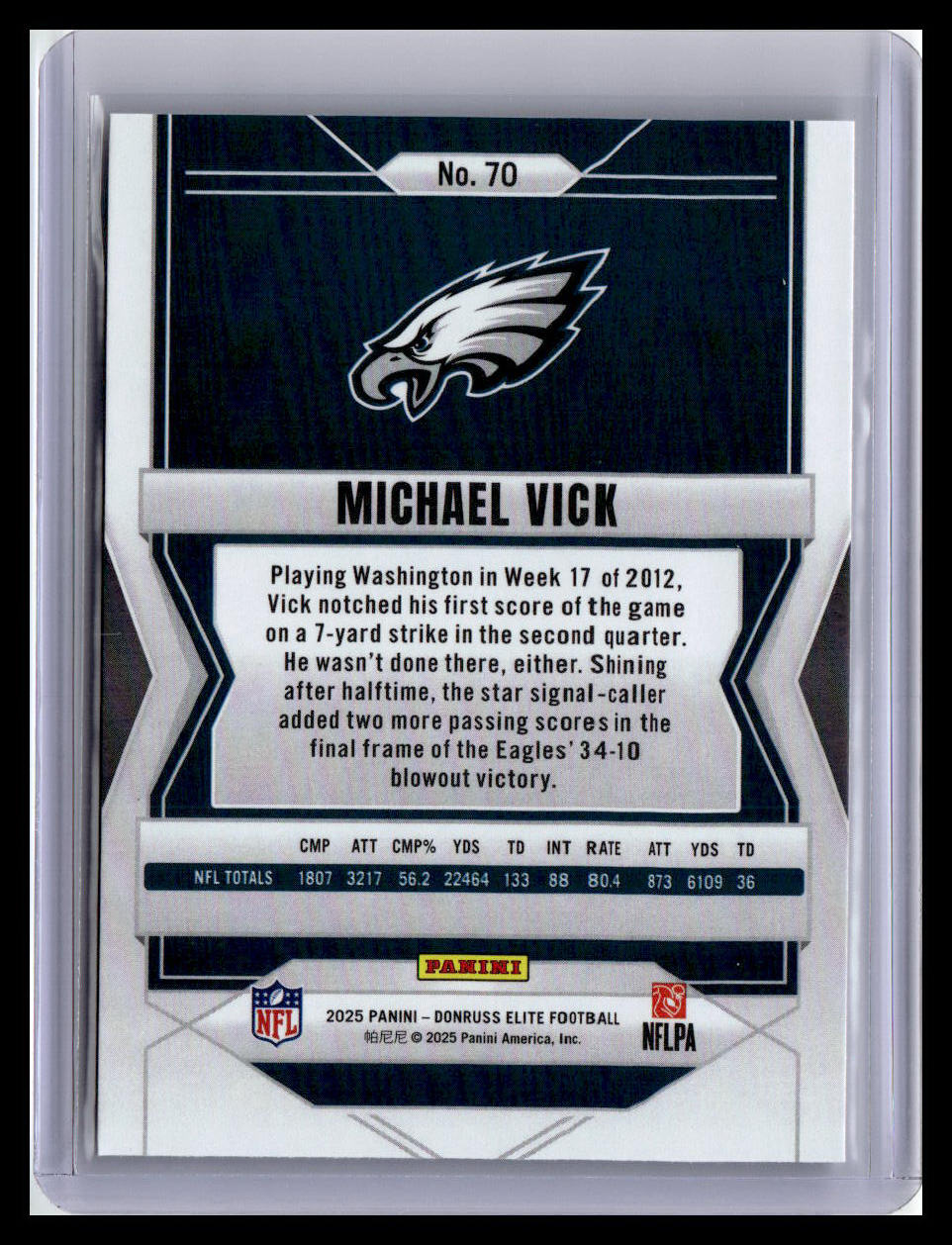 2025 Donruss Elite #70 Michael Vick