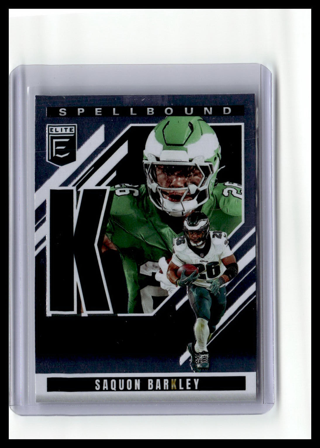 2025 Donruss Elite #4 Saquon Barkley Spellbound Green