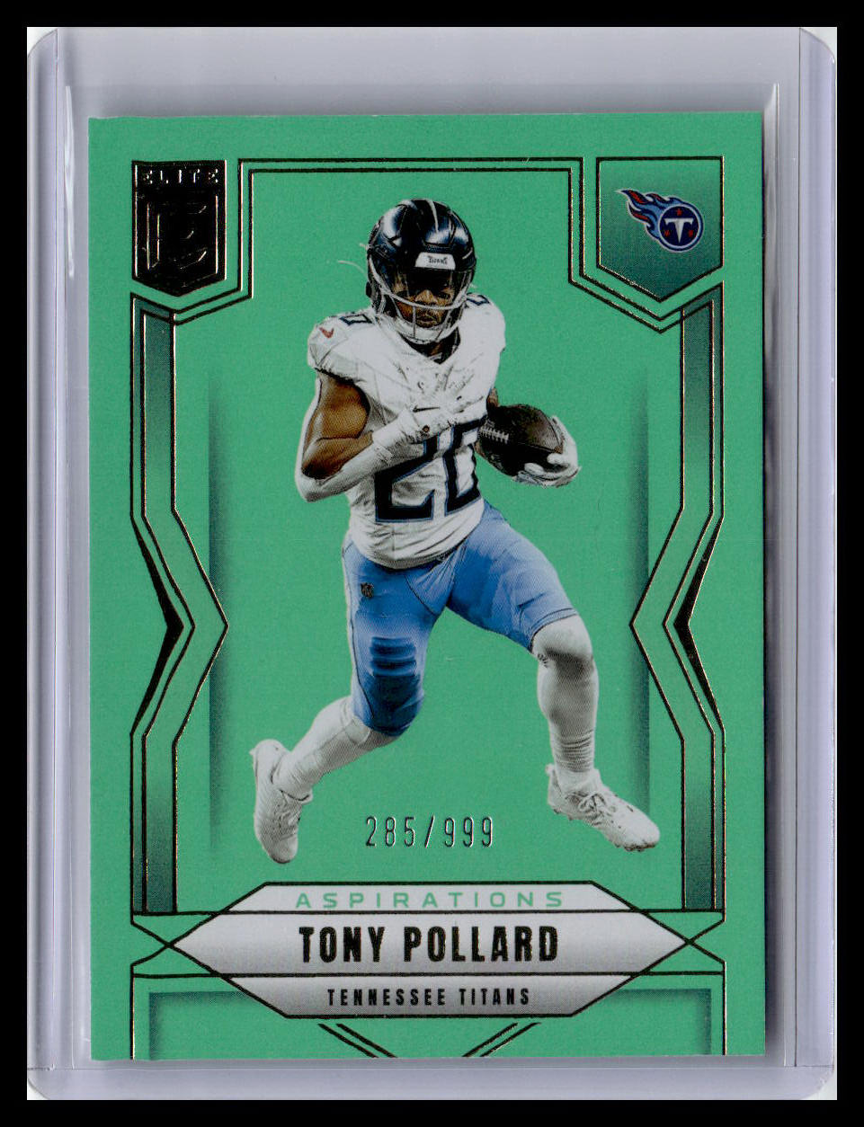 2025 Donruss Elite #21 Tony Pollard Aspirations Shimmer #/999