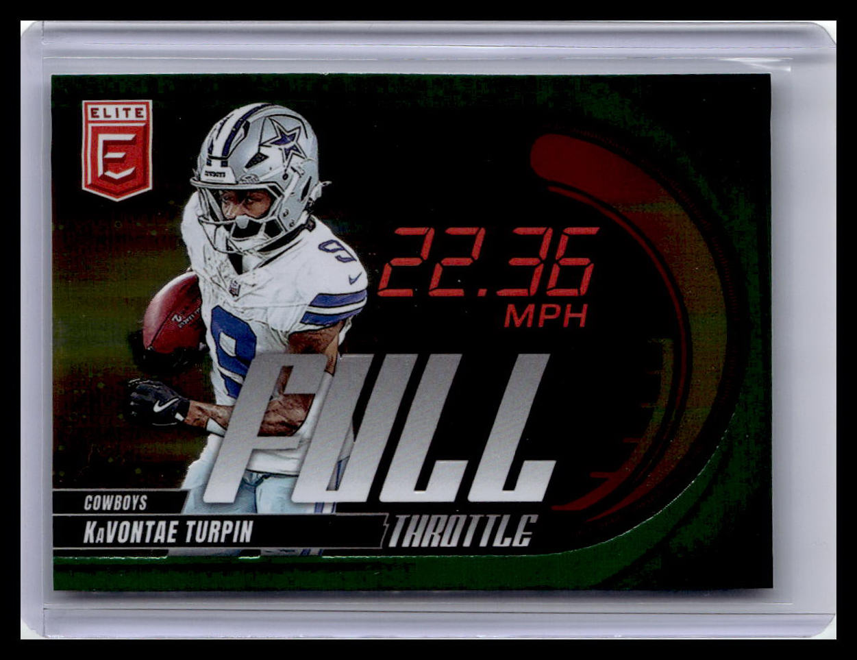 2025 Donruss Elite #1 KaVontae Turpin Full Throttle Green
