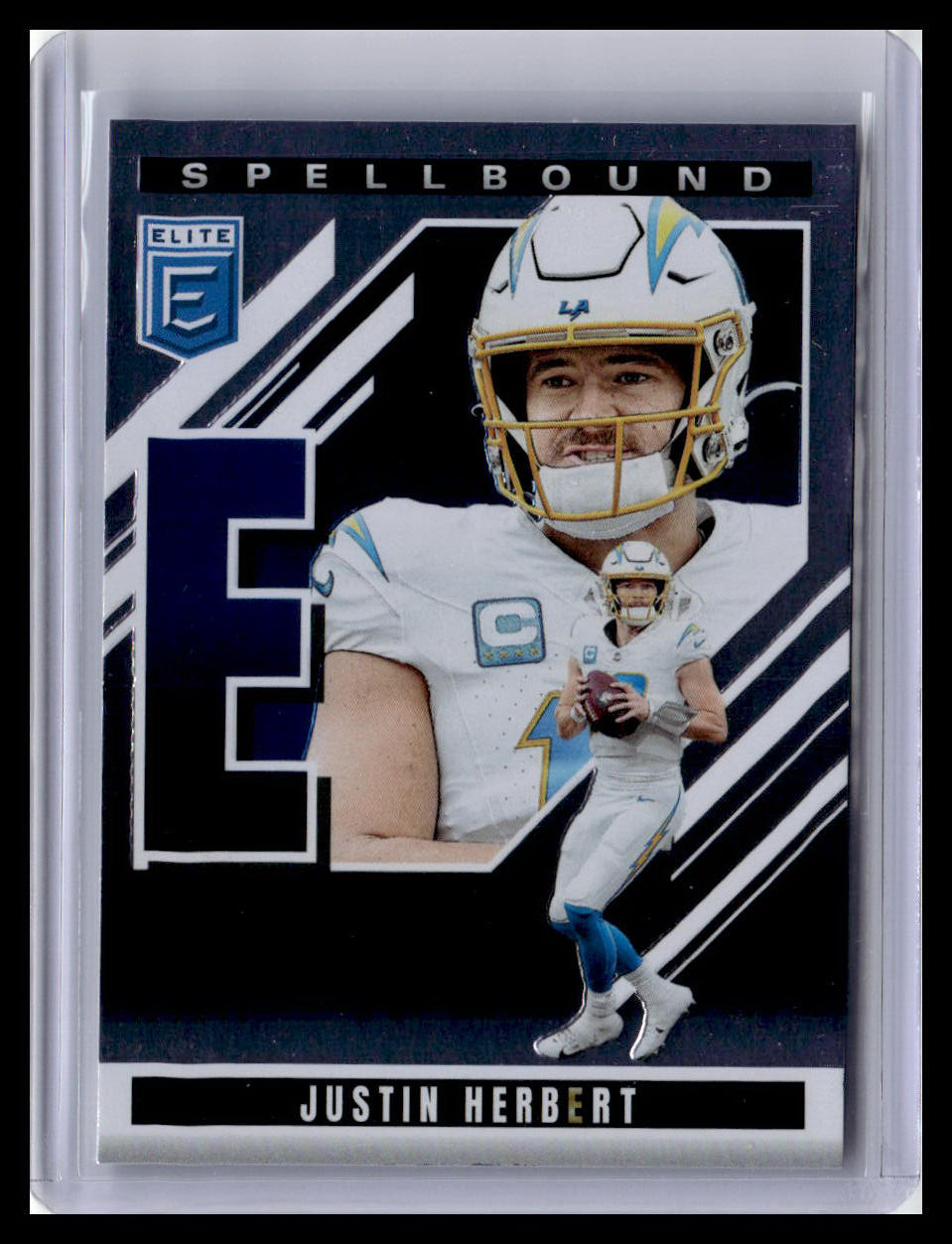 2025 Donruss Elite #38 Justin Herbert Spellbound Lavendar