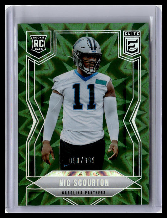 2025 Donruss Elite #139 Nic Scourton Status Explosion #/999