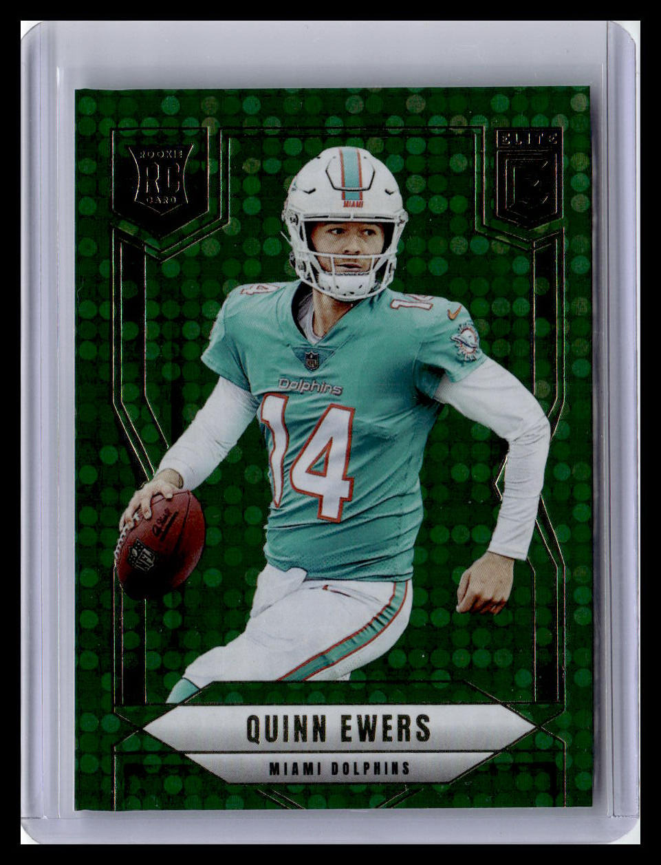 2025 Donruss Elite #116 Quinn Ewers Green Disco