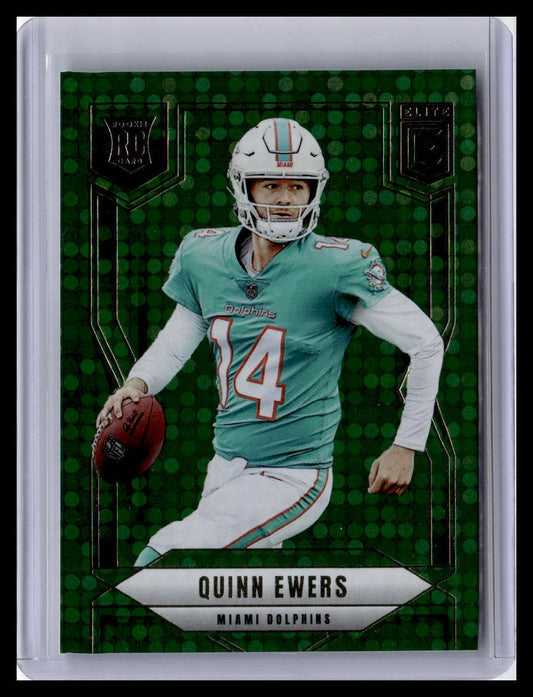 2025 Donruss Elite #116 Quinn Ewers Green Disco