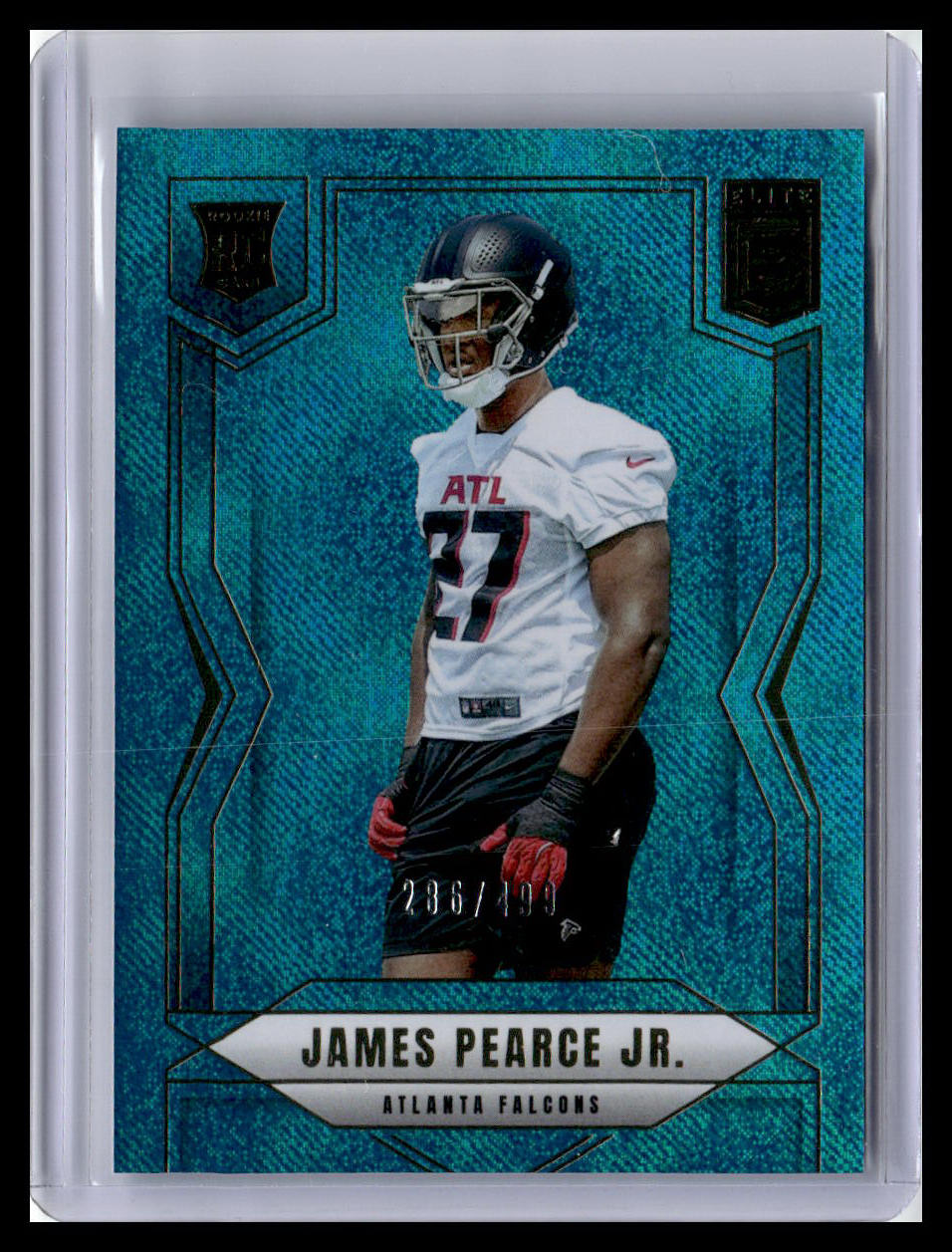 2025 Donruss Elite #129 James Pearce Jr. Teal Matrix #/499
