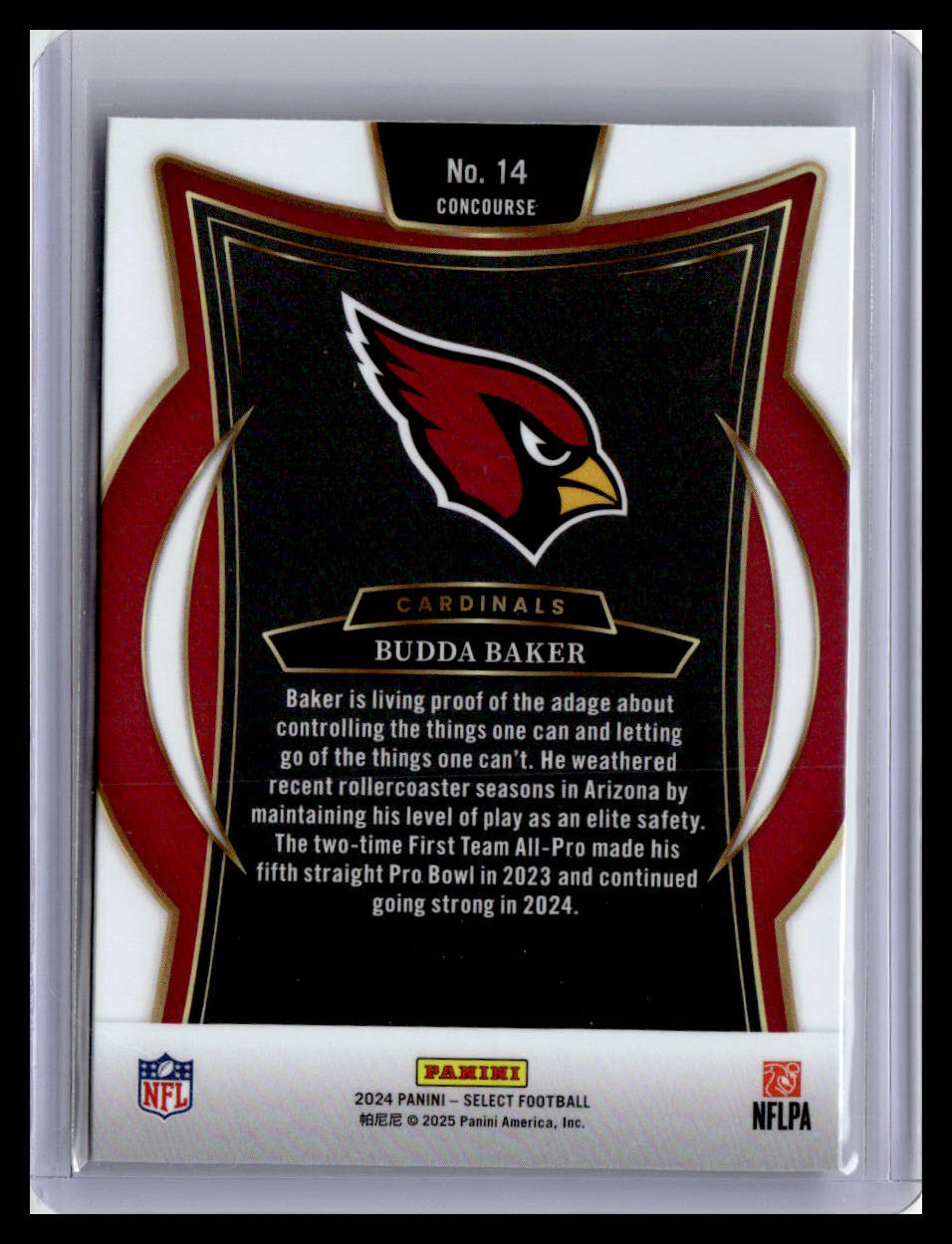 2024 Panini Select #14 Budda Baker