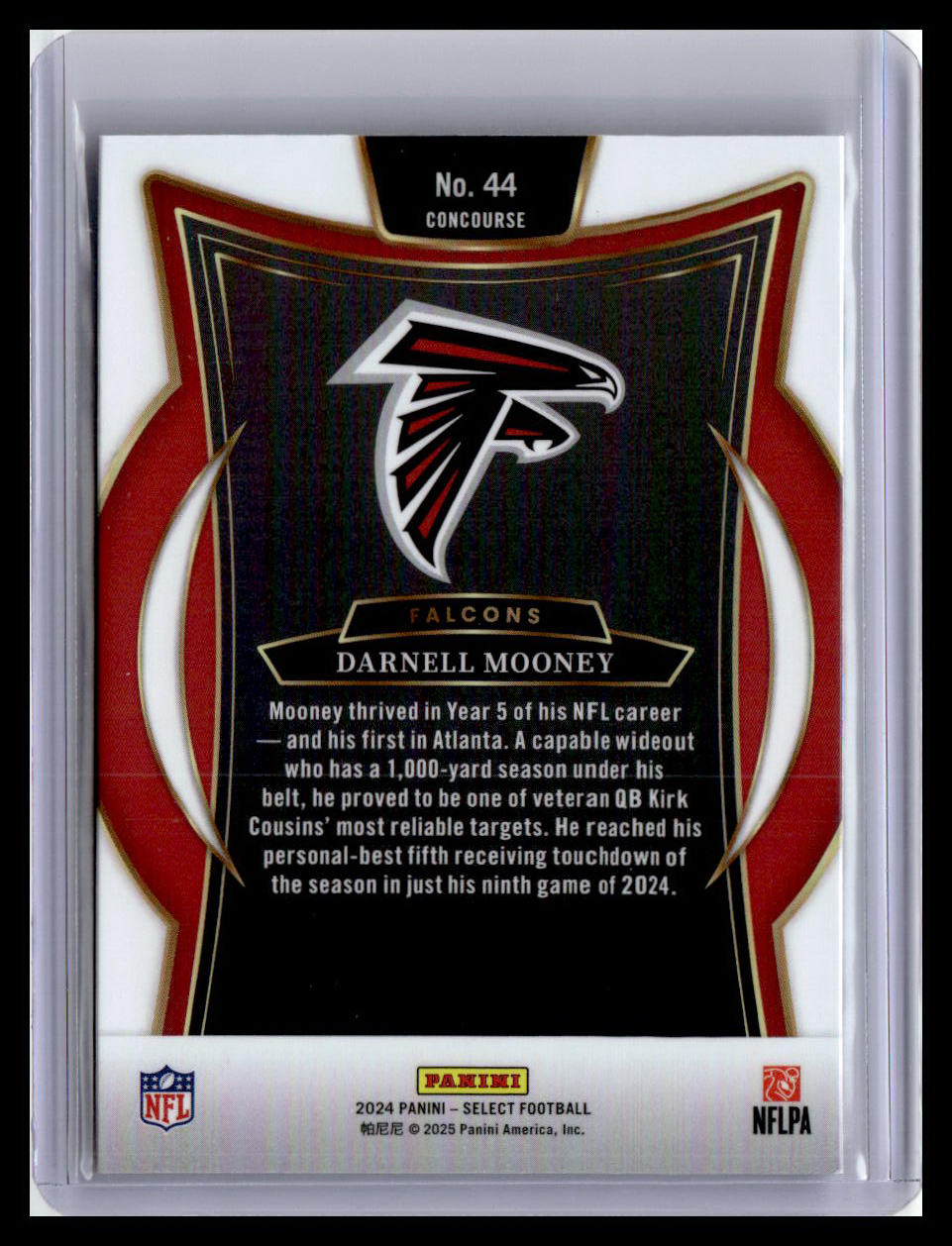 2024 Panini Select #44 Darnell Mooney