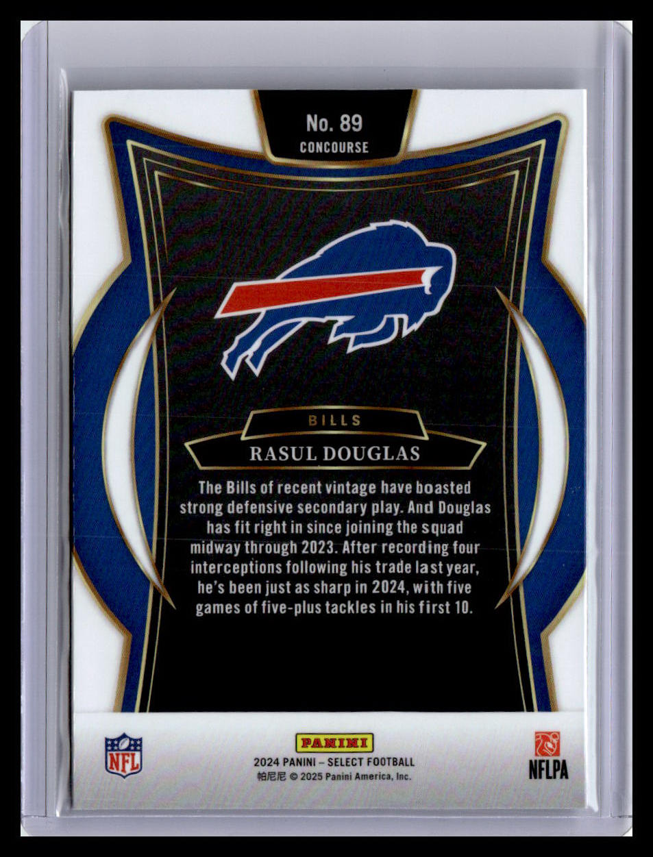 2024 Panini Select #89 Rasul Douglas