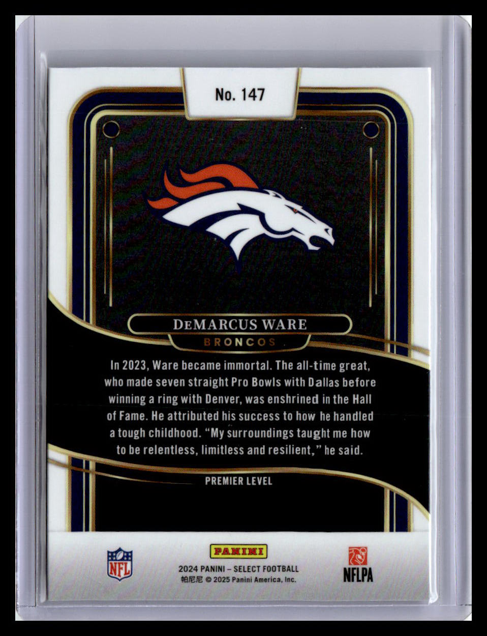 2024 Panini Select #147 DeMarcus Ware