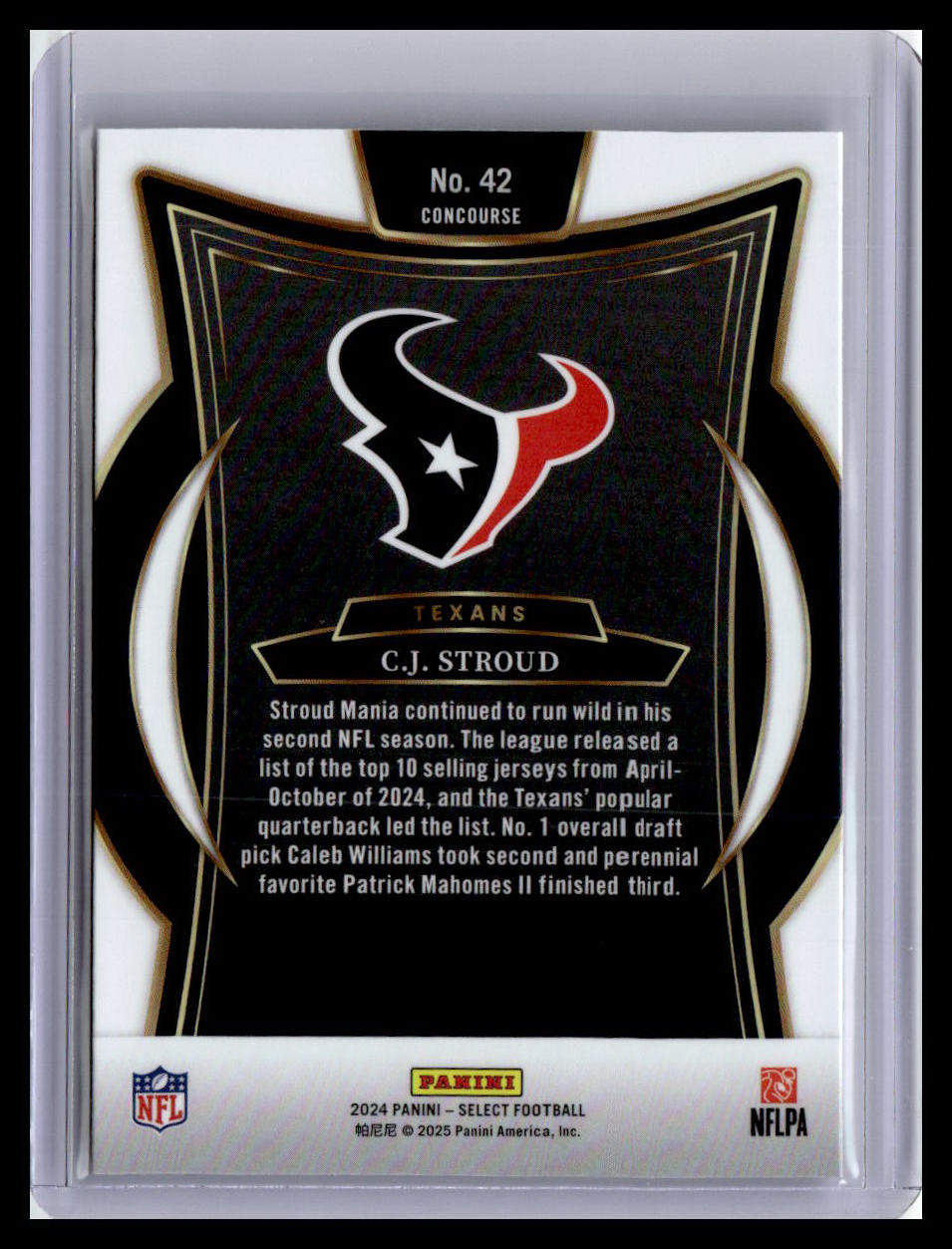 2024 Panini Select #42 C.J. Stroud