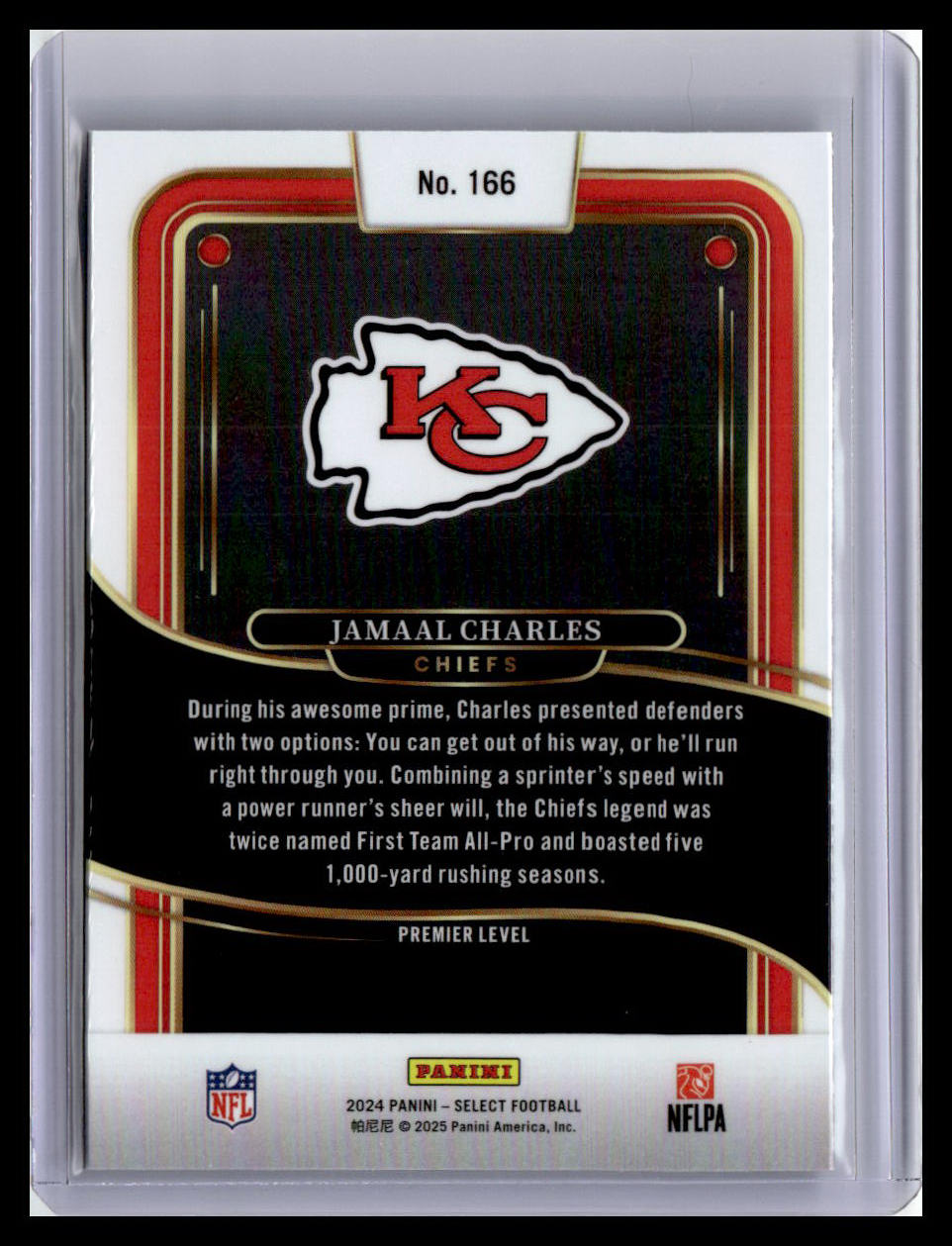 2024 Panini Select #166 Jamaal Charles