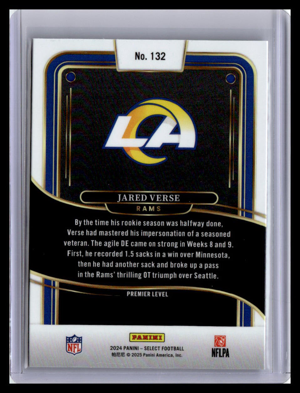 2024 Panini Select #132 Jared Verse