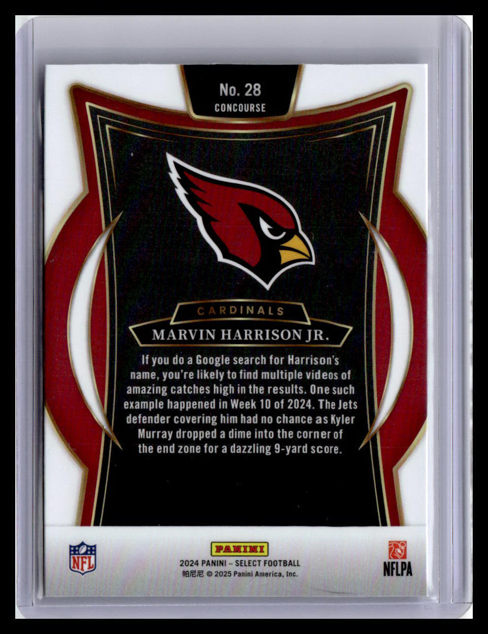 2024 Panini Select #28 Marvin Harrison Jr.