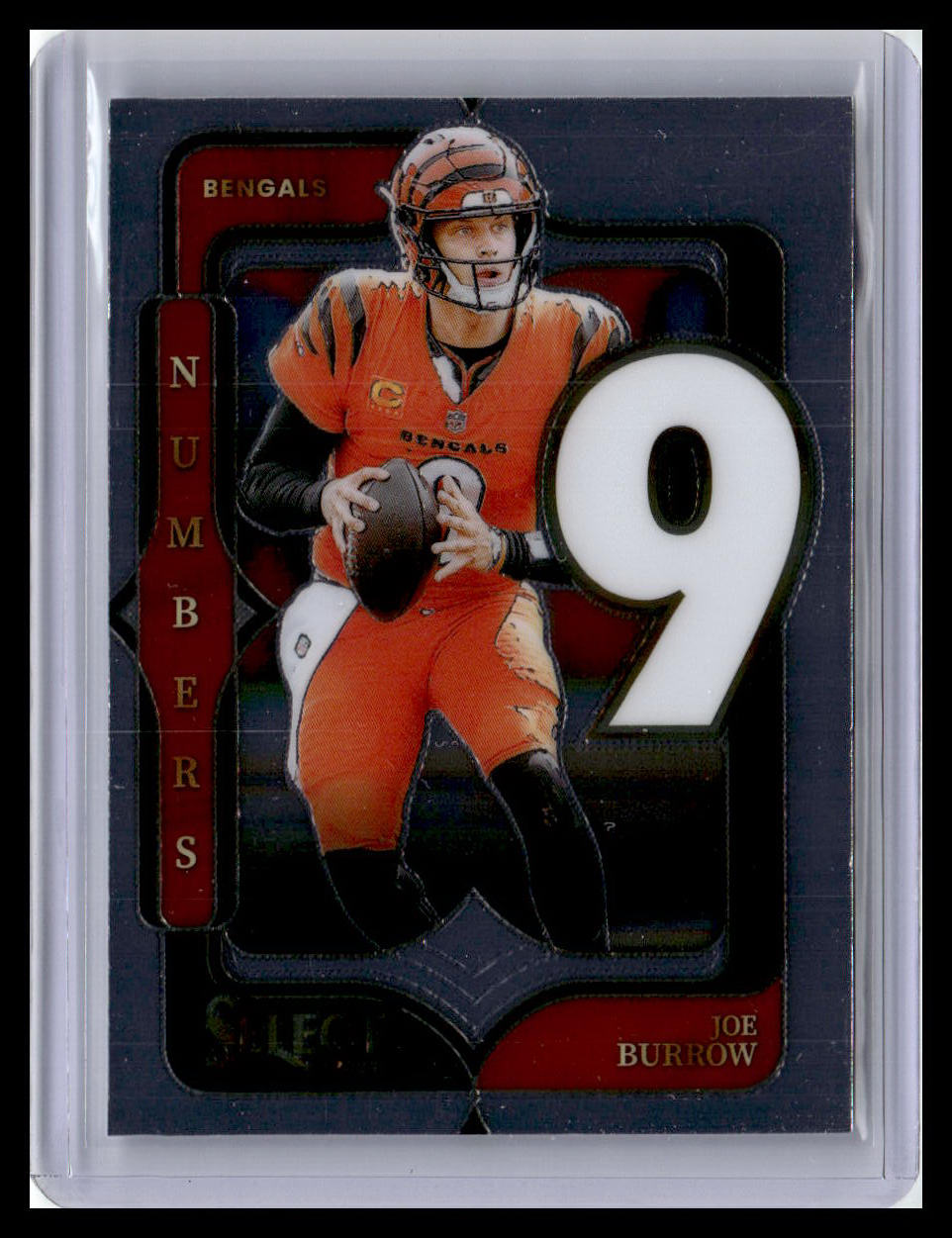 2024 Panini Select #15 Joe Burrow Select Numbers