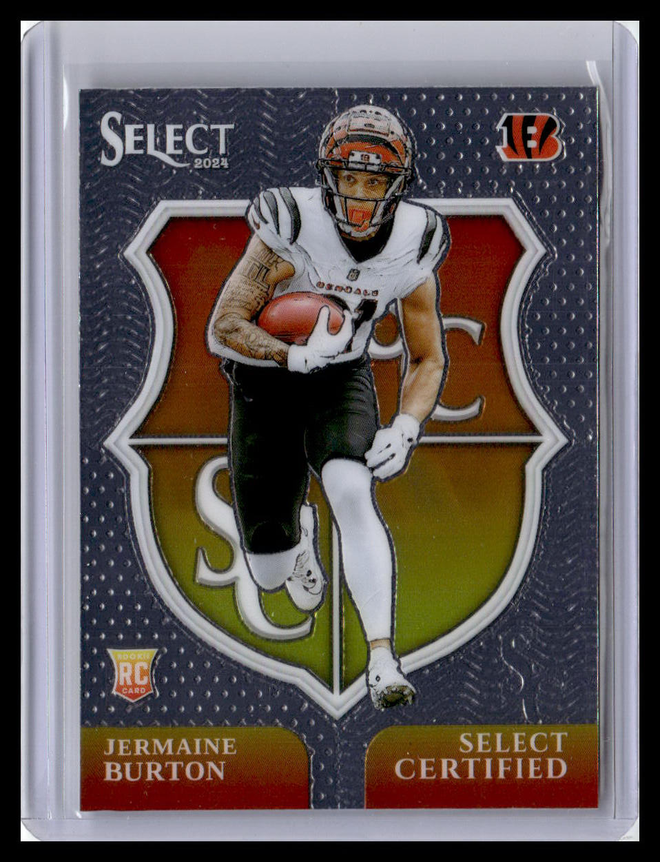2024 Panini Select #19 Jermaine Burton Select Certified Rookies