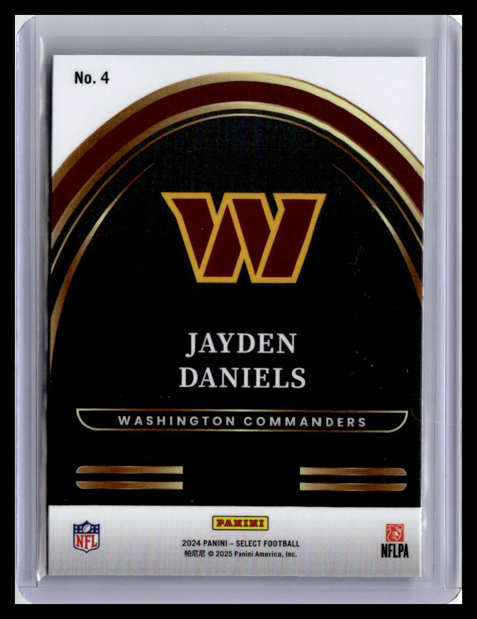 2024 Panini Select #4 Jayden Daniels Select Future
