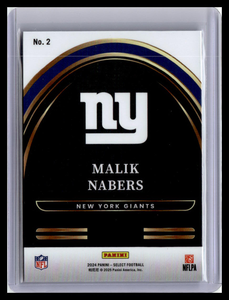 2024 Panini Select #2 Malik Nabers Select Future