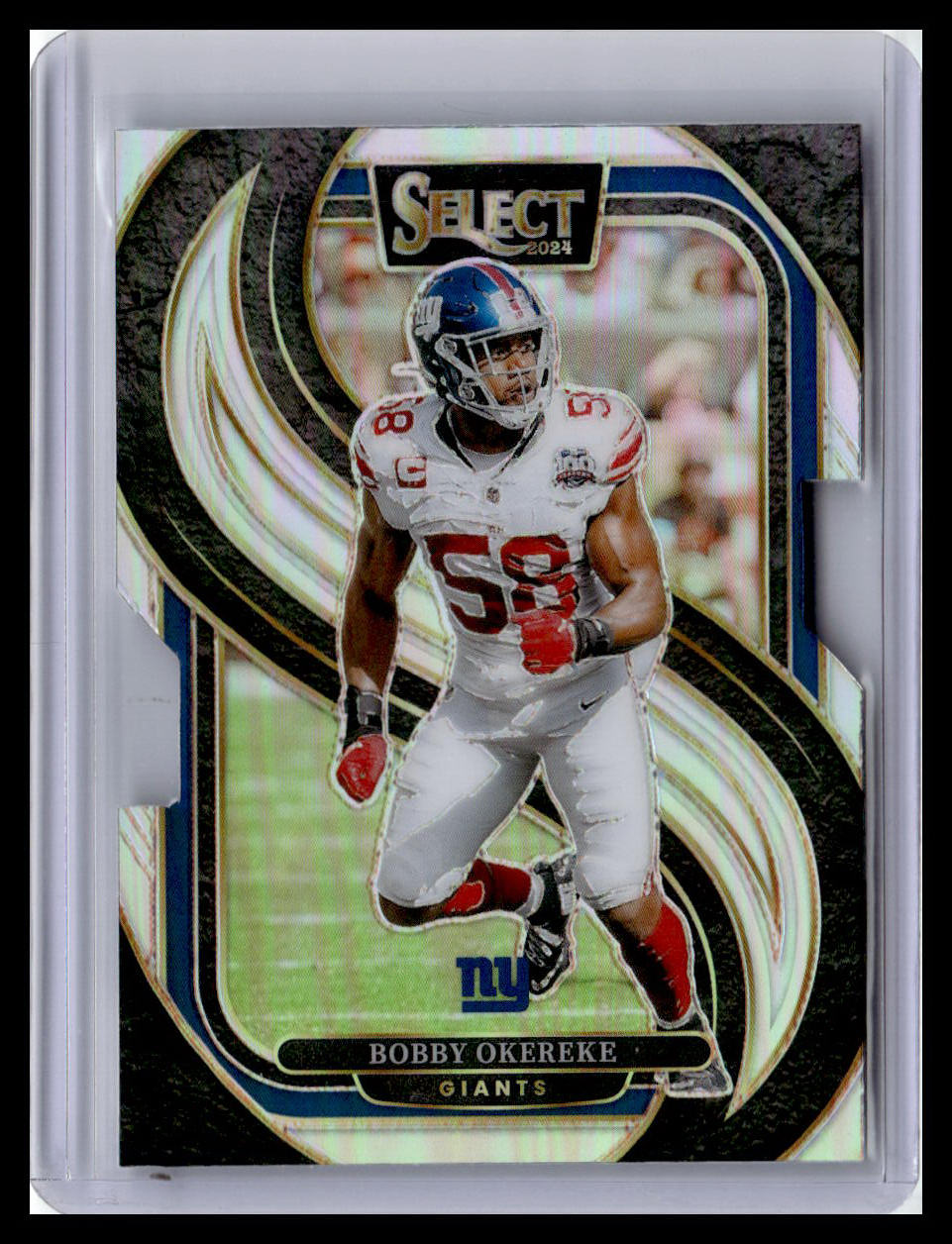 2024 Panini Select #109 Bobby Okereke Silver Prizm Die Cut