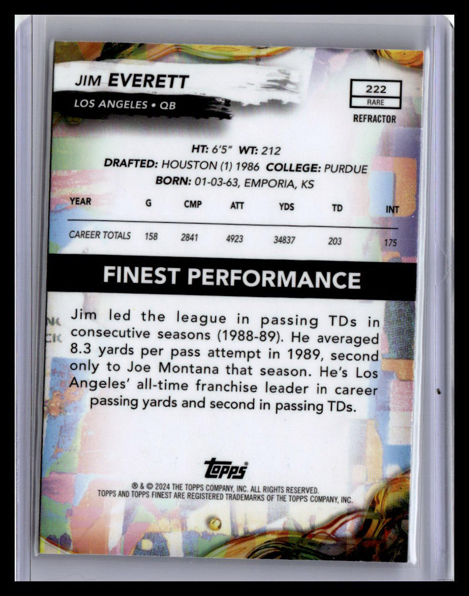2024 Finest #222 Jim Everett
