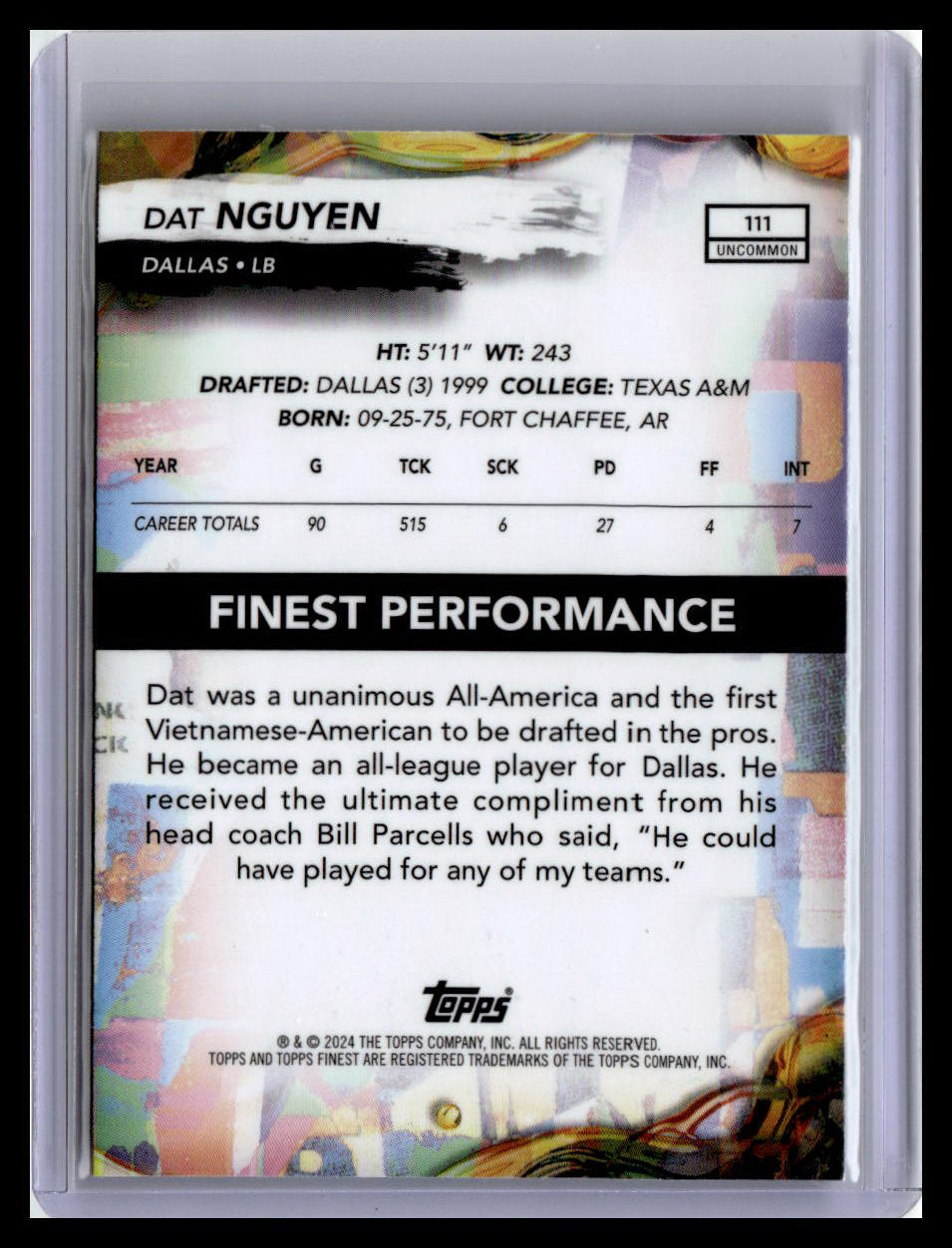 2024 Finest #111 Dat Nguyen