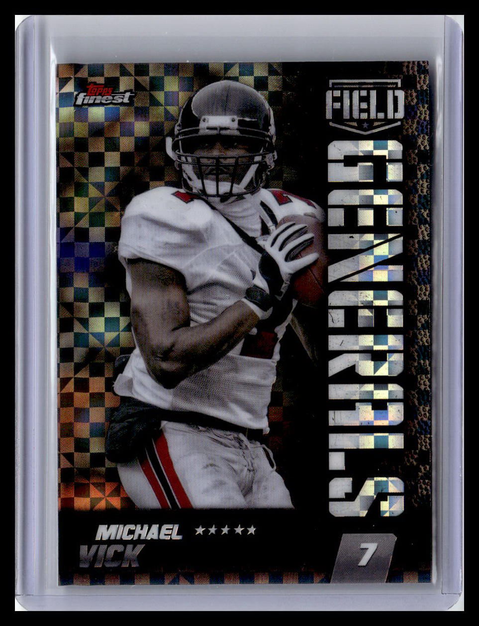 2024 Finest #FG-7 Michael Vick Field Generals Checkerboard Refractor