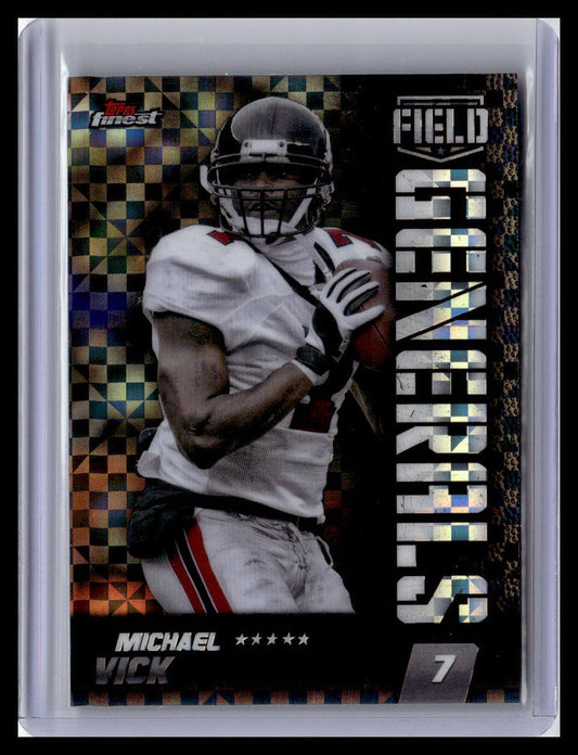 2024 Finest #FG-7 Michael Vick Field Generals Checkerboard Refractor