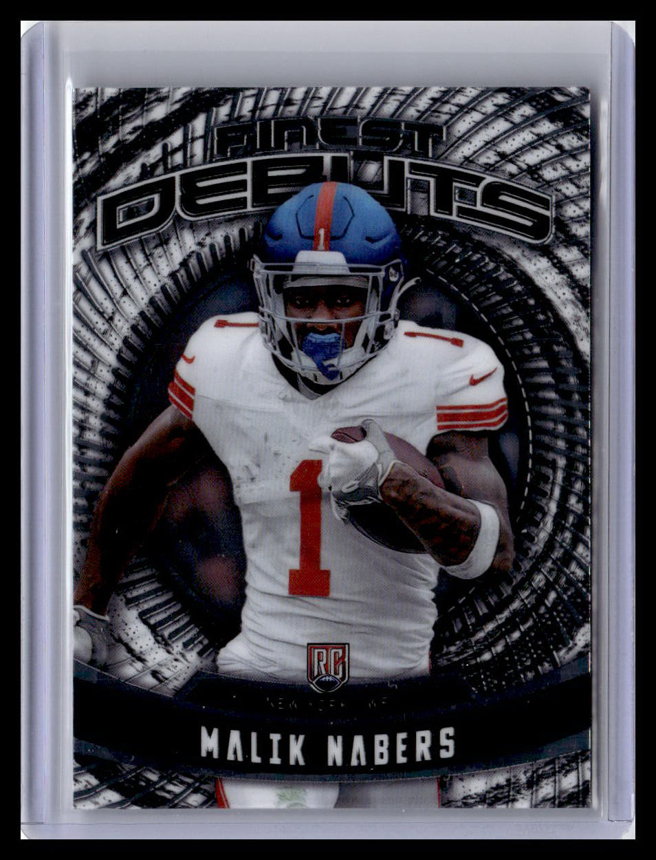 2024 Finest #D-5 Malik Nabers Debut