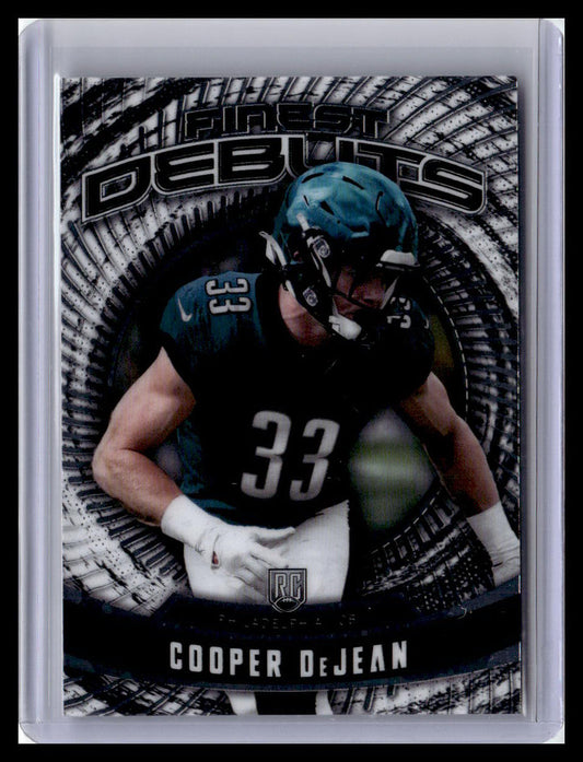 2024 Finest #D-30 Cooper DeJean Debut
