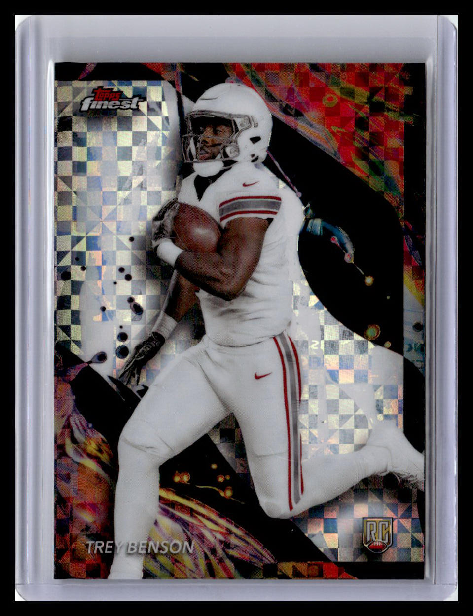 2024 Finest #176 Trey Benson Checkerboard Refractor